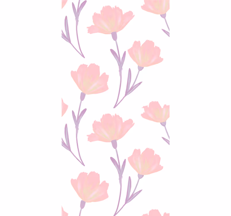 Toile fenêtre fleur thème de floraison douce - TenStickers