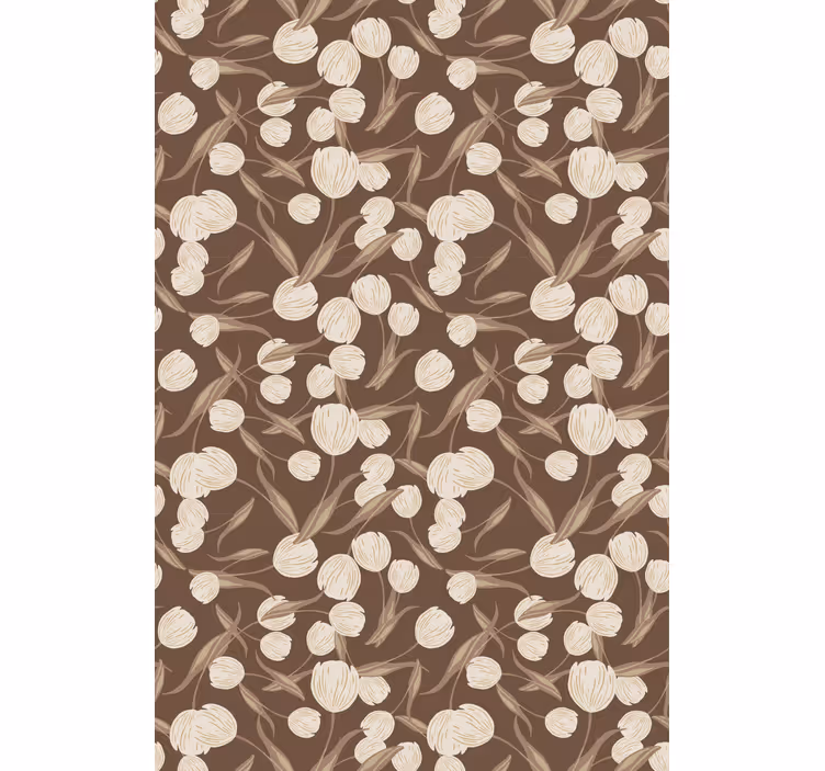 Toile fenêtre fleurs et plantes motif à thème floral - TenStickers