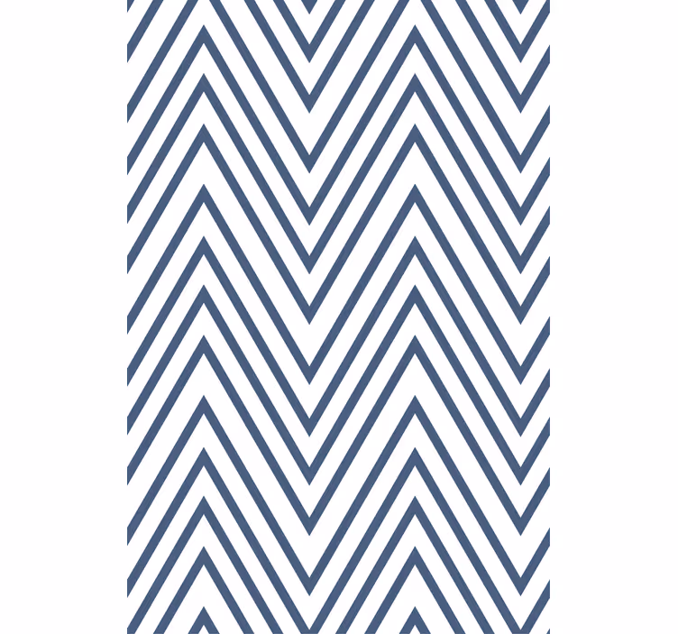 Toile fenêtre textures et motifs motif de lignes en zigzag - TenStickers