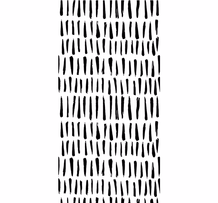 Toile fenêtre textures et motifs traits noirs verticaux - TenStickers