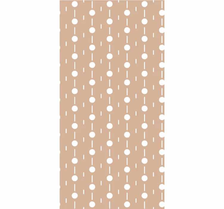Toile fenêtre textures et motifs motif à pois géométriques - TenStickers
