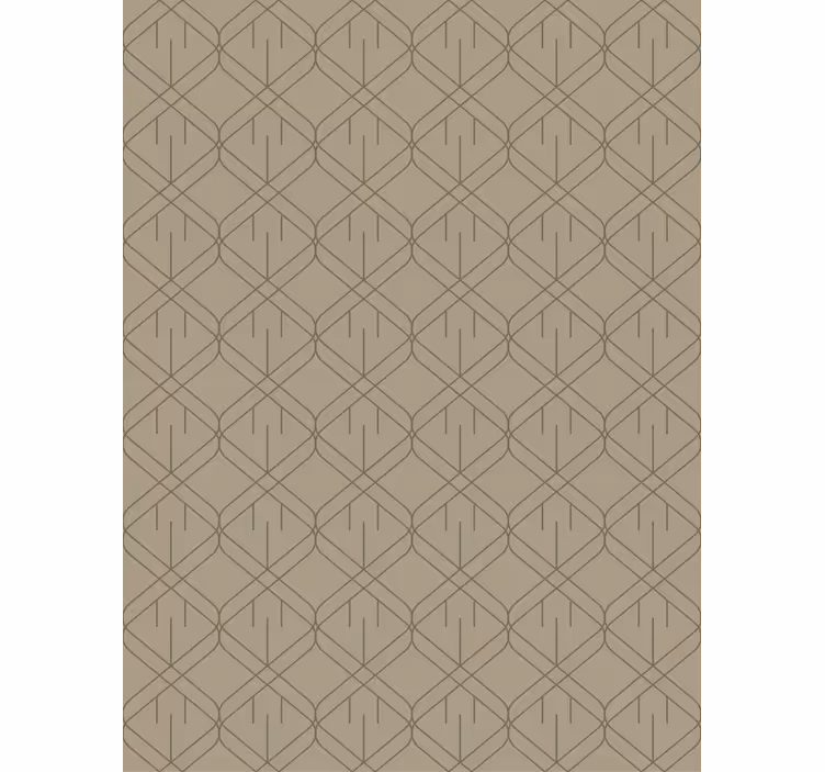 Toile fenêtre salon motif géométrique moderne - TenStickers