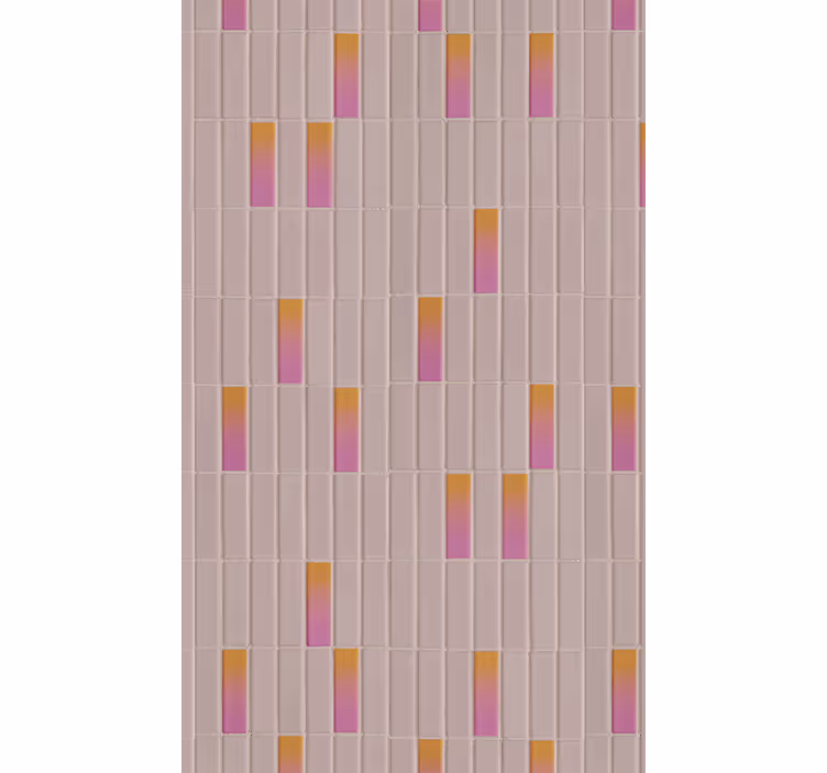 Toile fenêtre textures et motifs motif dégradé rose - TenStickers