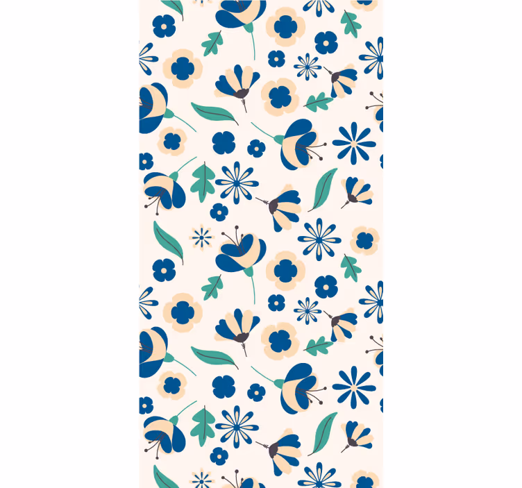 Toile fenêtre fleurs et plantes motif floral botanique - TenStickers