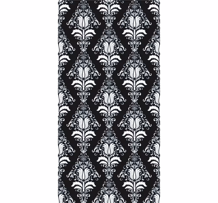 Toile fenêtre élégante motif botanique intemporel - TenStickers