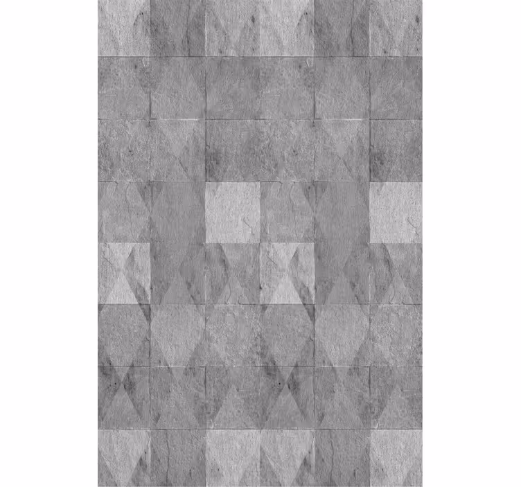 Stores textures et motifs Formes géométriques en béton industriel - TenStickers