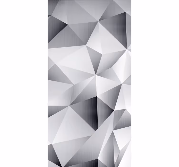 Toile fenêtre textures et motifs formations géométriques - TenStickers