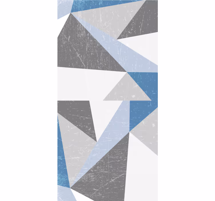 Toile fenêtre moderne formes géométriques - TenStickers