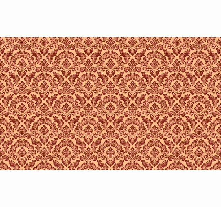 Toile fenêtre élégante thème floral complexe - TenStickers