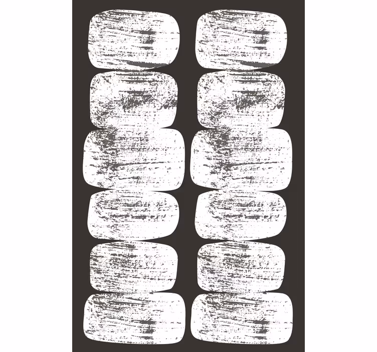 Toile fenêtre textures et motifs coups de pinceau abstraits - TenStickers