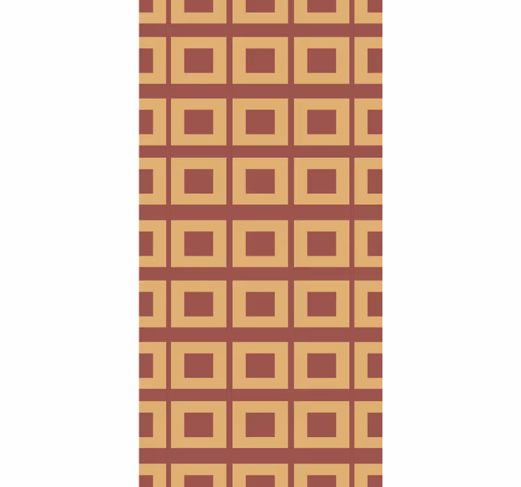 Toile fenêtre textures et motifs motif carré géométrique - TenStickers