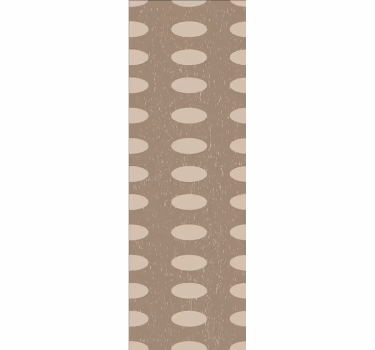 Toile fenêtre textures et motifs motifs ovales éloquents - TenStickers