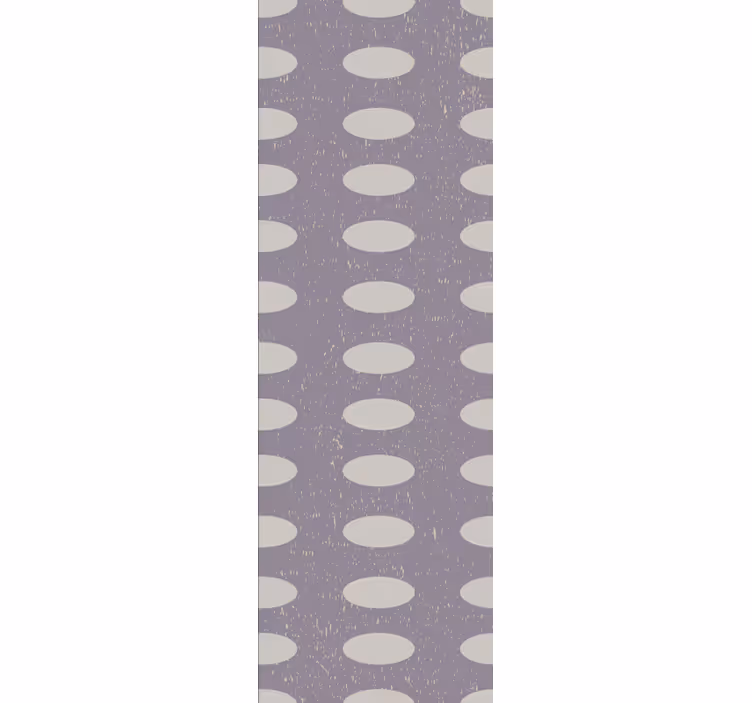 Toile fenêtre textures et motifs motifs ovales doux - TenStickers