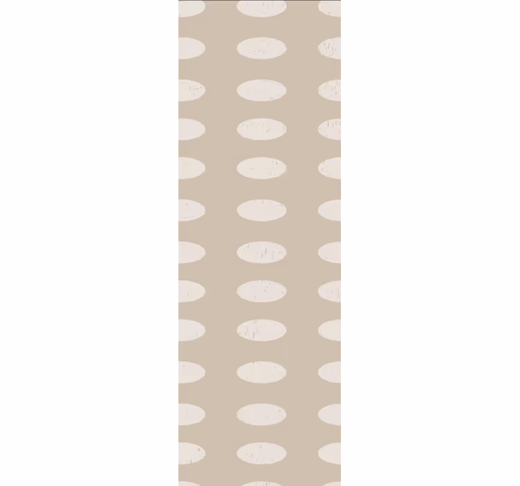 Toile fenêtre textures et motifs contraste de motif ovale - TenStickers