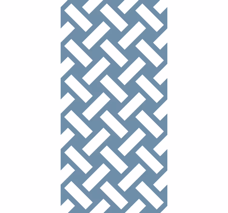 Toile fenêtre textures et motifs motif linéaire entrelacé - TenStickers