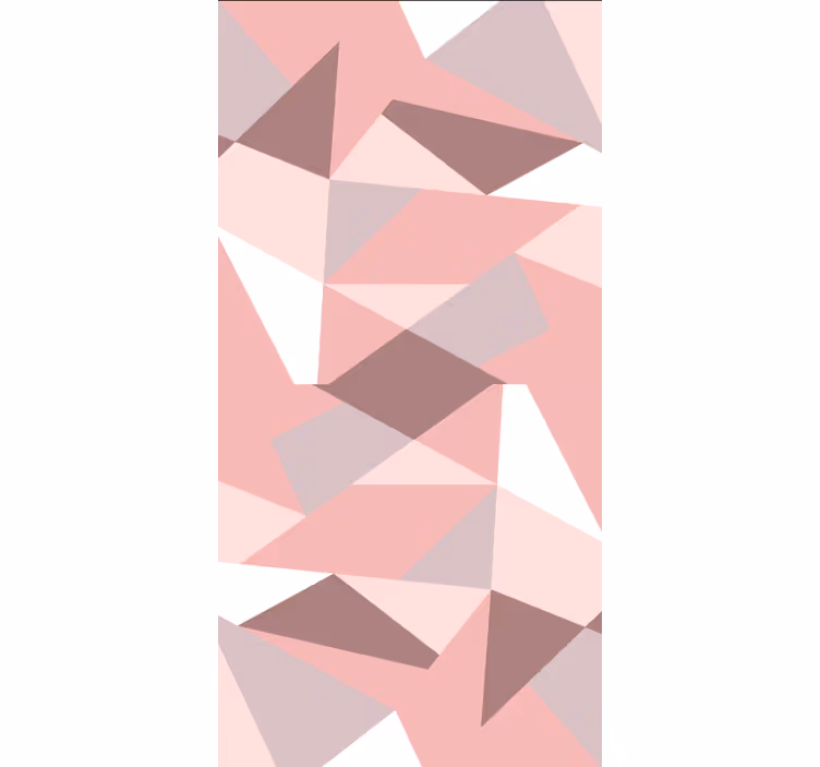 Toile fenêtre formes géométriques abstraites - TenStickers