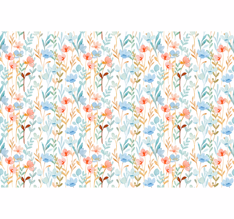 Toile fenêtre fleurs et plantes thème botanique délicat - TenStickers