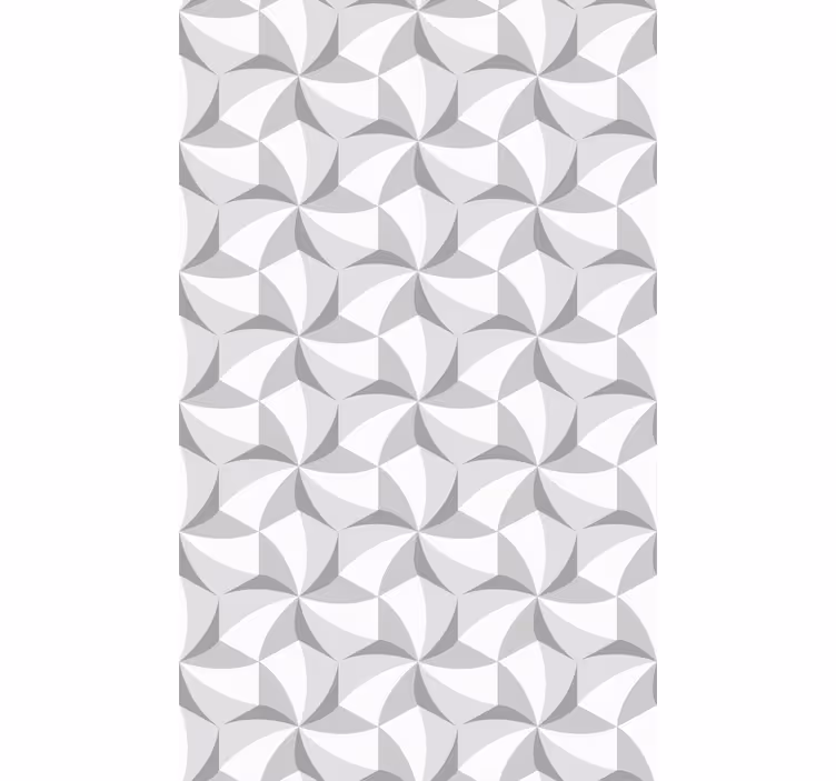 Toile fenêtre moderne thème géométrique gris - TenStickers
