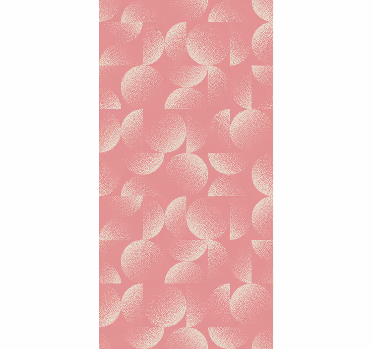 Toile fenêtre textures et motifs motifs ronds - TenStickers
