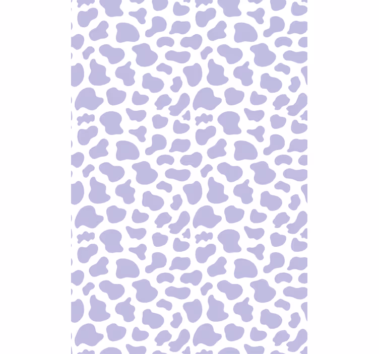 Toile fenêtre chambre enfant motif tacheté violet - TenStickers