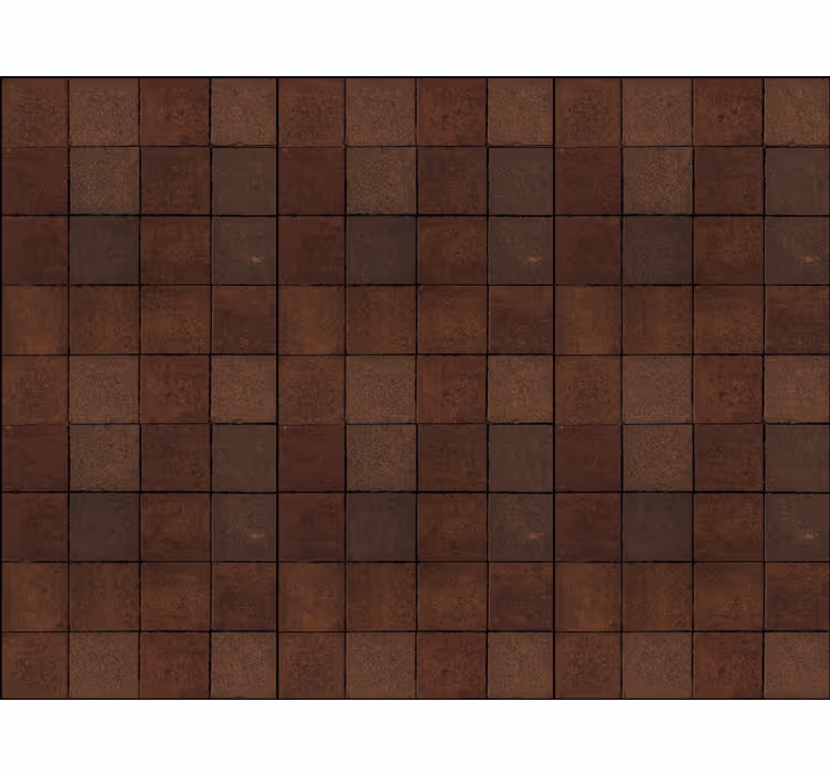 Stores rustiques Modèle de brique de bois - TenStickers