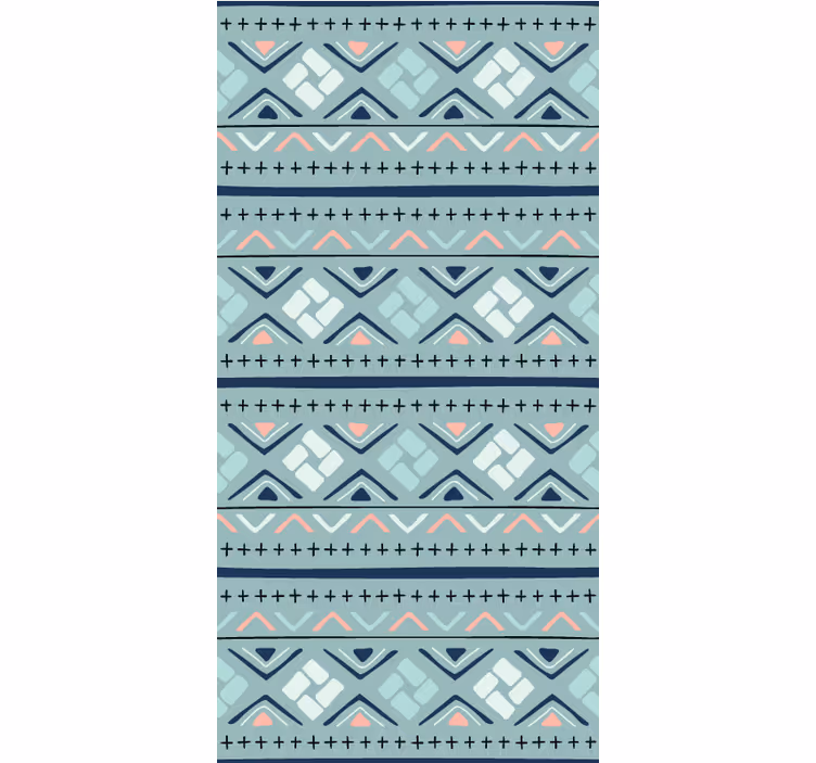 Toile fenêtre moderne motifs géométriques - TenStickers
