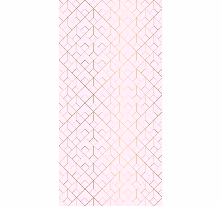 Toile fenêtre élégante arrangement de style géométrique - TenStickers