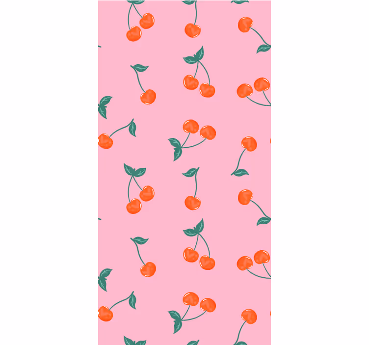 Toile fenêtre cuisine motif de fleurs de cerisier - TenStickers