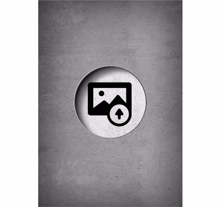 Stores personalisables En béton brut personnalisable - TenStickers