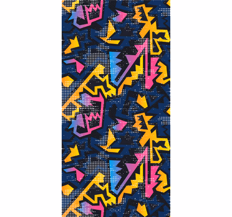 Stores pour jeunes Graffitis géométriques - TenStickers