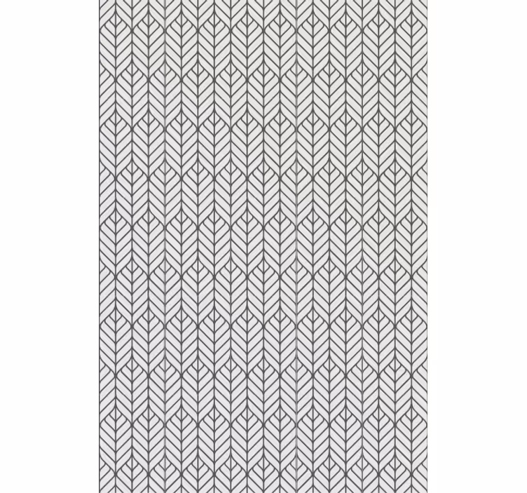 Stores fleurs élégant sticker à chevrons - TenStickers