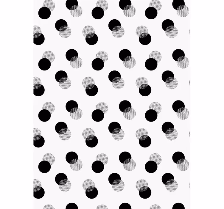 Stores textures et motifs Géo noir et blanc - TenStickers