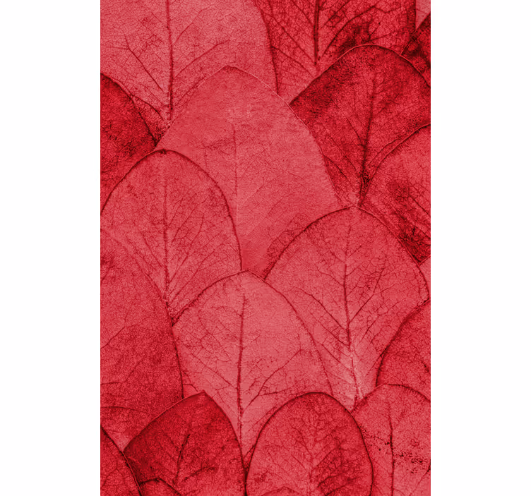 Store salon feuilles magentas - TenStickers