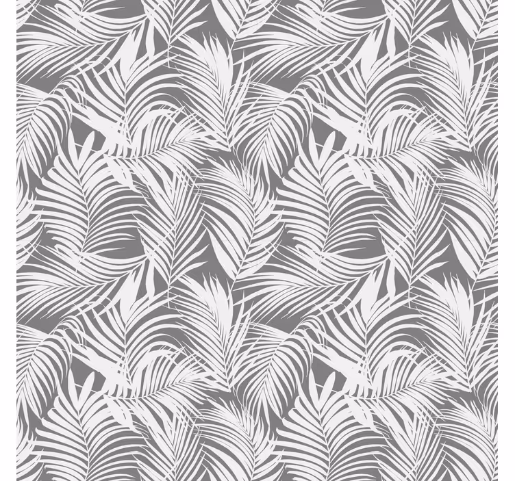 Store salon feuilles de palmiers gris - TenStickers