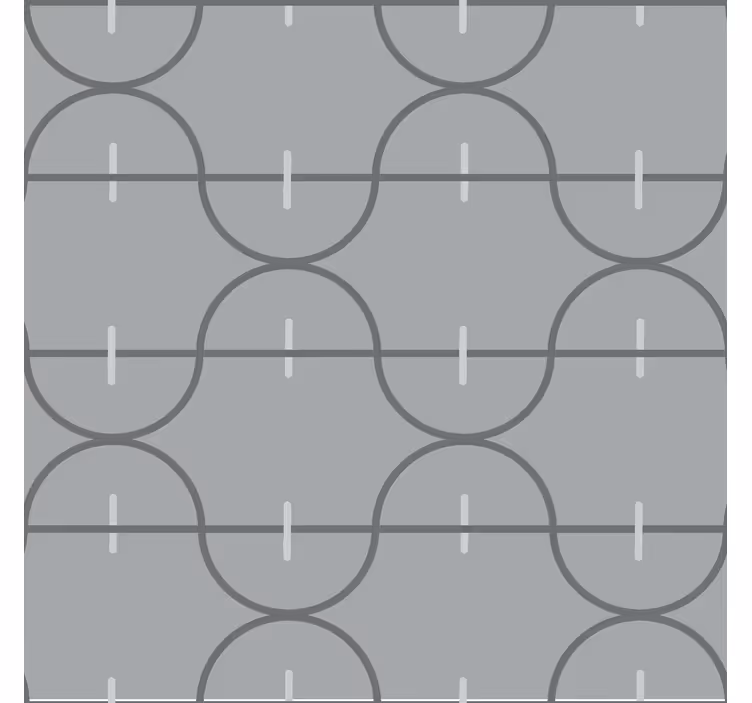 Toile fenêtre élégante motif rayé irrégulier - TenStickers