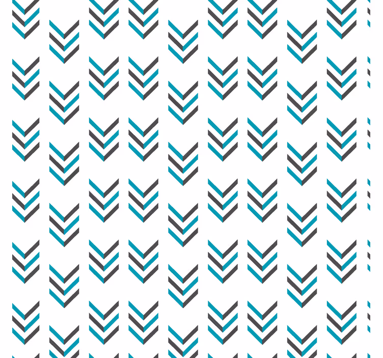 Store enrouleur nordique flèches bleues - TenStickers