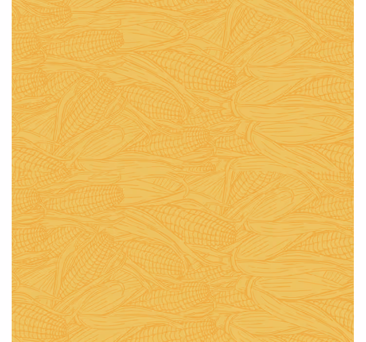 Toile fenêtre jaune nuances de maïs - TenStickers
