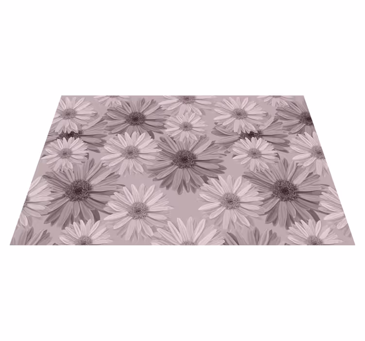 Napperons floraux fleurs tropicales - TenStickers