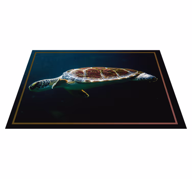 set de table tortue Tortue qui nage - TenStickers