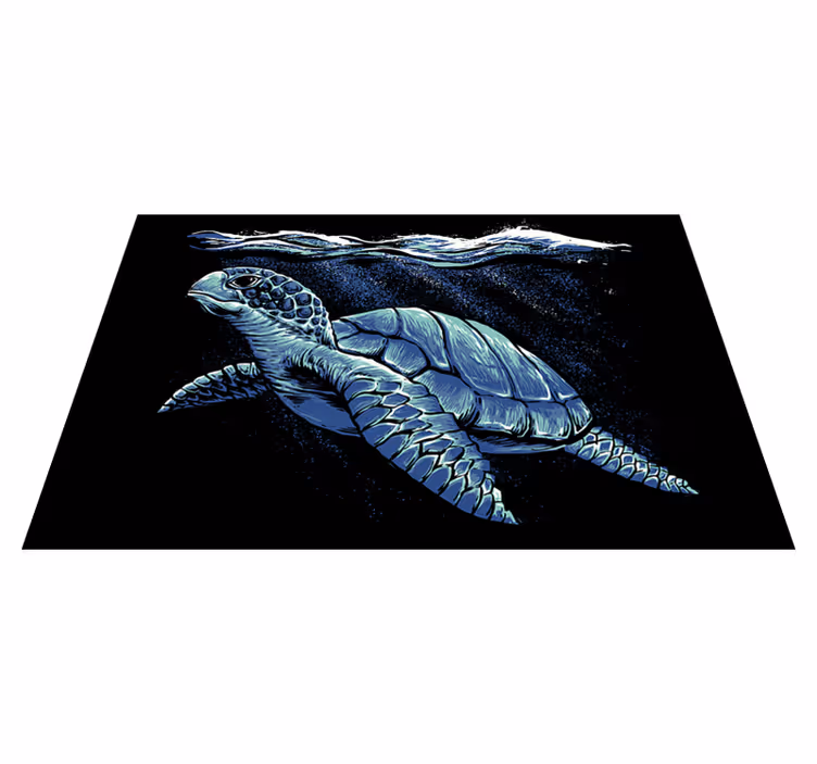 set de table tortue Tortue dessin à la main - TenStickers