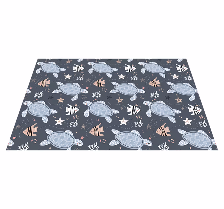 Set de table enfant motif créatures marines - TenStickers
