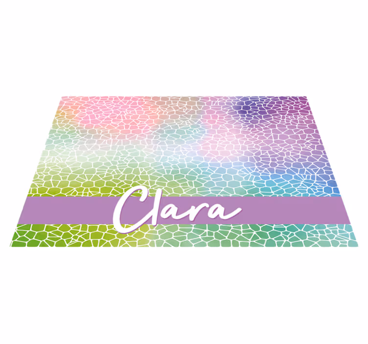 set de table moderne Nom personnalisable du modèle moder - TenStickers