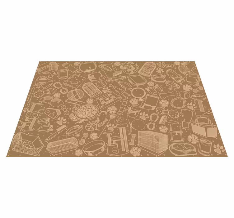 Set de table Éléments de cuisine raffinés - TenStickers