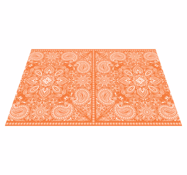 Set de table motif orange complexe - TenStickers