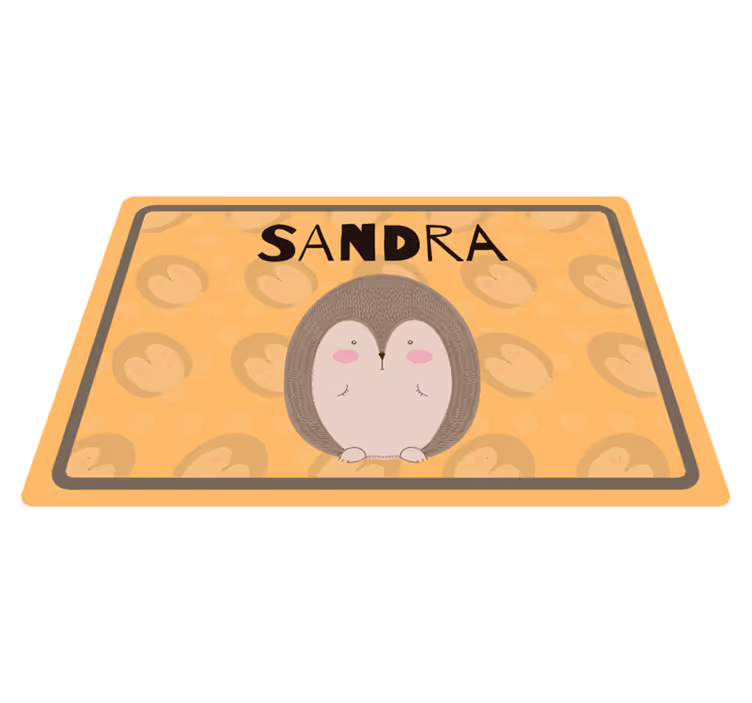 Set de table enfant hérisson adorable - TenStickers