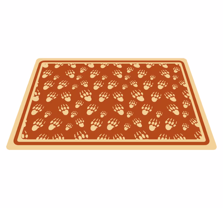 Set de table motif empreintes de pattes - TenStickers