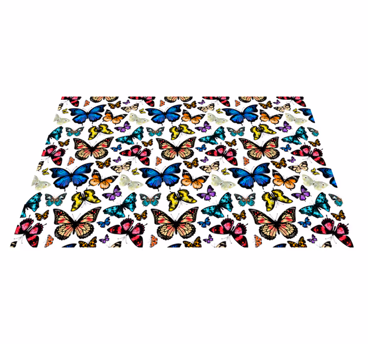 set de table papillon beaux et colorés - TenStickers