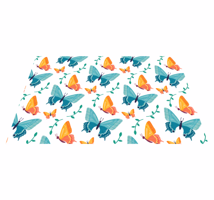 Set de table original motif de papillons colorés - TenStickers
