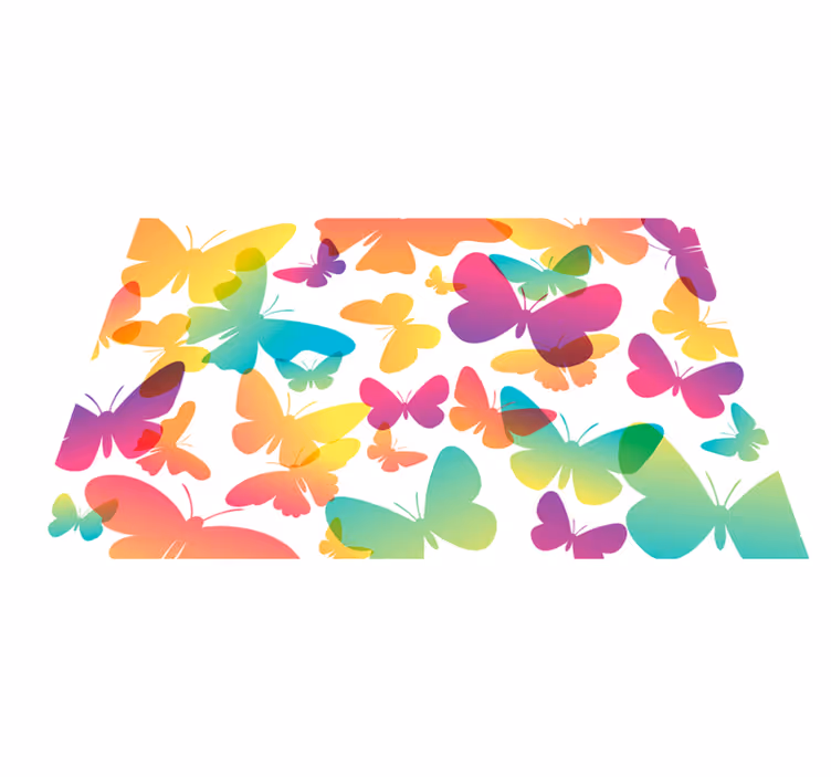 Set de table enfant motif de papillon vibrant - TenStickers
