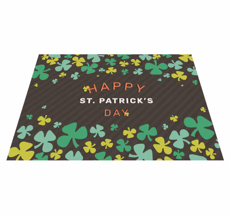 Set de table halloween joyeuse saint-patrick - TenStickers